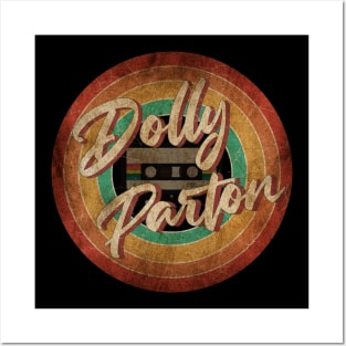 Dolly Parton Vintage Circle Art Posters and Art